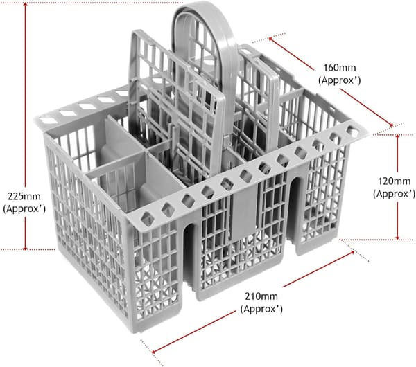 Dishwasher Cutlery Basket (Removable Handle)-FY-