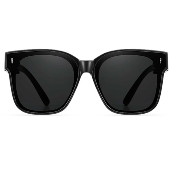 Foldbare Suncovers Solbriller Ovenpå Briller Sort sort black