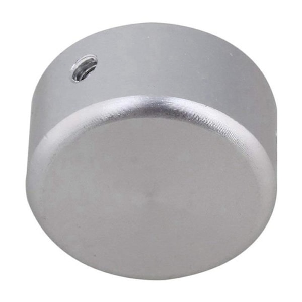 Fotbrytare Topp för Effektpedal, Barefoot Buttons, Gitarr Effekt Fotspikshuvud Ökar Noggrannhet och (FMY)-X42- silver