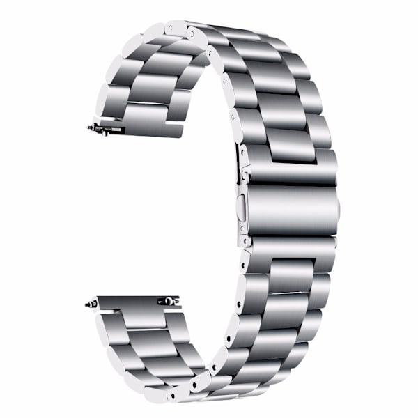 Luksuriøst metalarmbånd i rustfrit stål - Sølv (20mm) Sølv Silver Silver