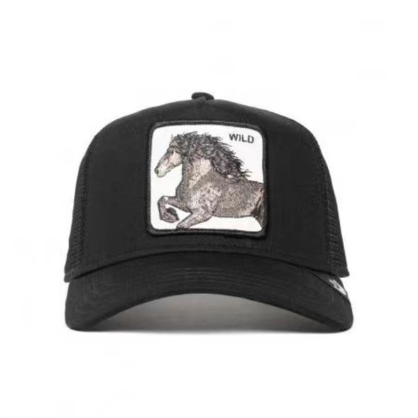 Vuxen Black Panther Mesh Cap Sommar Baseball Cap Trucker Cap