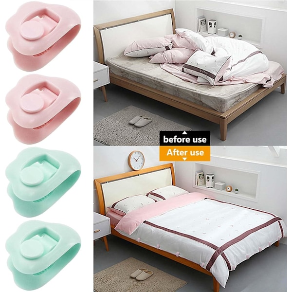 12 st Täcke Klämmor Täcke Hållare Klämmor - Anti-Slip Lakan Klämma Täcke Gripare - för Täcke, Gardin, Täcke - Förhindrar Täcket från att Röra Sig