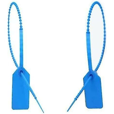 100 Plastic Security Seals 250mm / 1\" Long