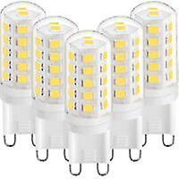 G9 LED 3w Varmvit 3000k, G9 LED-lampor 350lm, Motsvarar 28w 40w halogenlampa, 5st