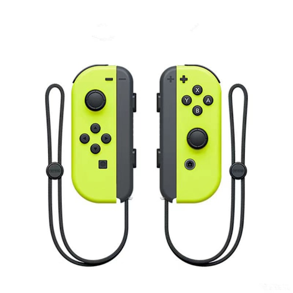 NS-bryter venstre og høyre håndtak joycon håndtak bryter bluetooth håndtak med fjernvekkelse og håndrem Electric yellow handle