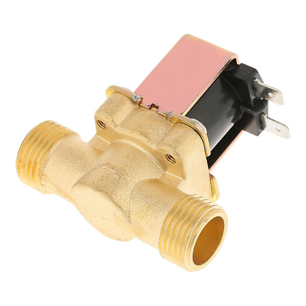 1/2\" DC 12V Normalt Lukket Messing Elektrisk Magnetventil for Vannkontroll