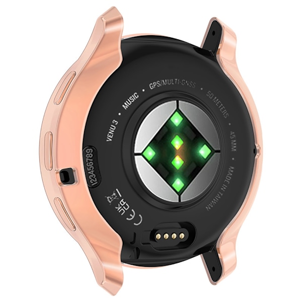 Skærmbeskytter blødt cover egnet til Venu 3/3S ridsefast cover kofanger skal stødsikkert cover pink pink Pink 41mm