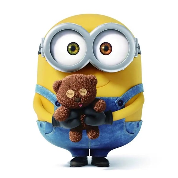 Sarjakuvaanimaatio 5D DIY-timanttimaalaus Minion halaa karhua 40*40cm