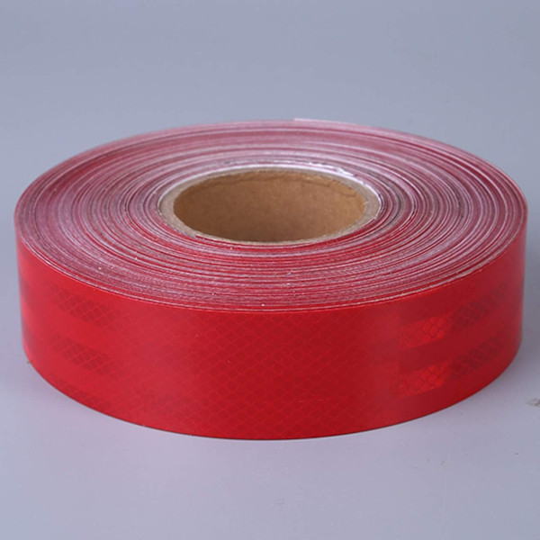 Reflekterende tape, rød (2 ruller)