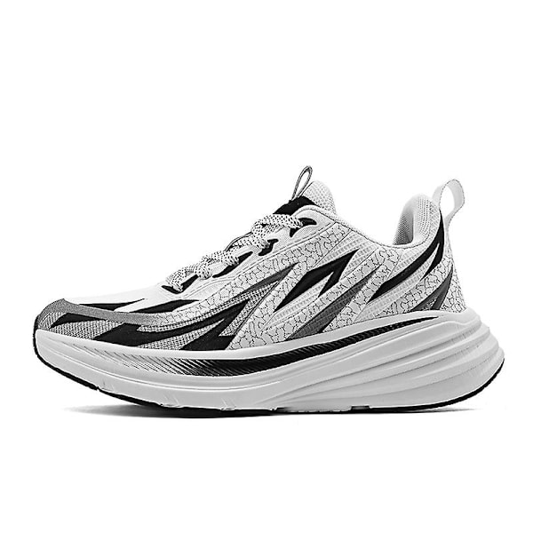 Herrsneakers Andas sportssko Mote løpesko 3Clt179 WhiteBlack WhiteBlack 39