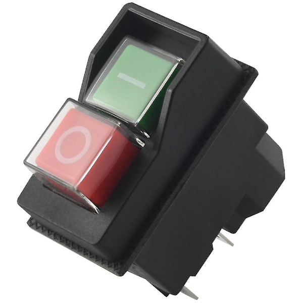 Vattentät Elektromagnetisk Tryckknappsbrytare 5 Stift Kjd17 220-240v Spol Magnetiska Säkerhetsbrytare