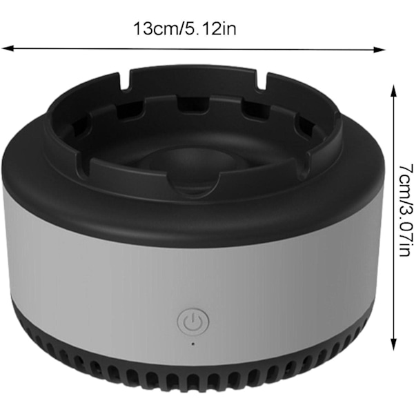 Elektronisk askebæger | Bæredygtig luftrenser Multifunktionel røgfrit askebæger, røgfanger askebæger