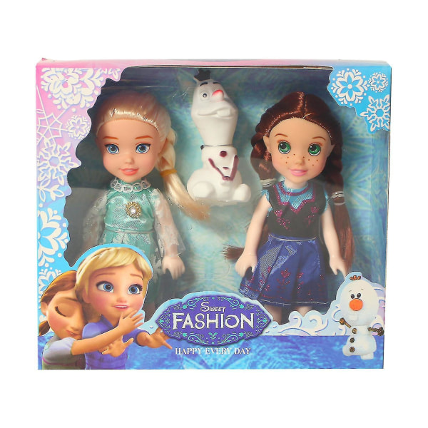 Dis--ney Frozen Petite Princess -nukke 6,3 tuumaa 2 kpl/setti