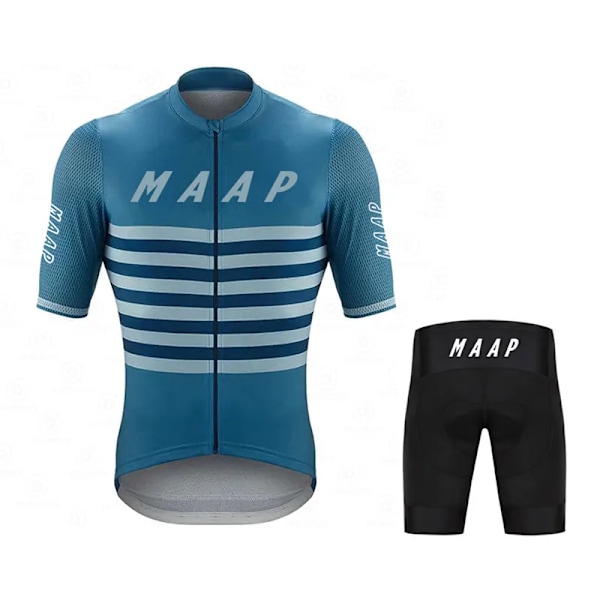 Maap Sykkeltrøye Sett 2023 Sykkelklær for menn Sommer Kortarmet MTB Sykkel Dress Sykkel Sykkelklær Ropa Ciclismo Hombre sykkelsett 6 cycling set 6 XXL