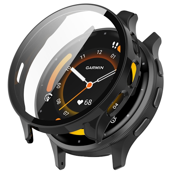 Klokkesag med skærmbeskyttelse Garmin Venu 3 Sort Sort Svart 4,1 cm