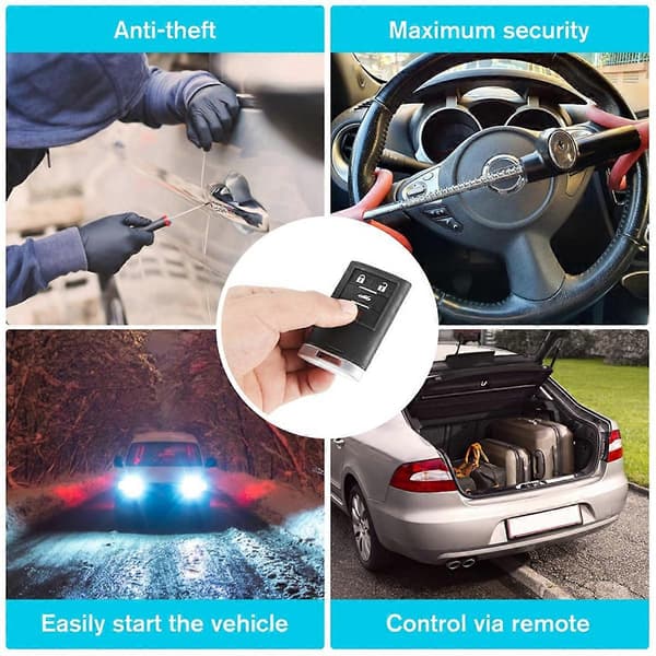 Car Key Remote Keyless Entry Compatible with Chevrolet Corvette 2008-2013 15-FY- 15 ABS