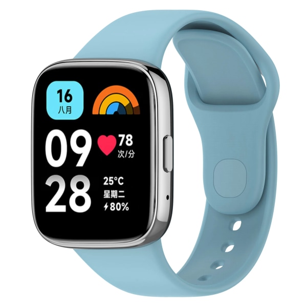 Officiellt handledsrem för Xiaomi Redmi Watch 3 Mjuk silikonersättningsarmband Färgrem för Redmi Watch3 Active Armband 10