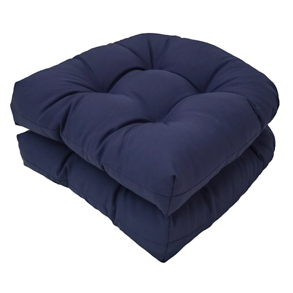 Utesoffa Kuddar Set om 2, Utemöbler Golvkuddar NAVY-X42- NAVY