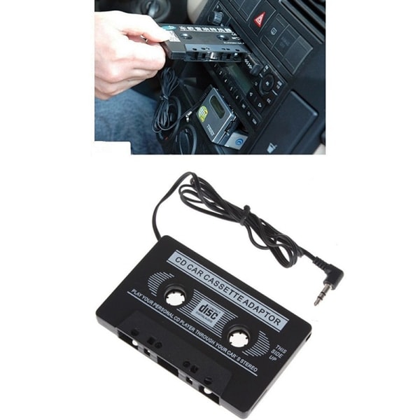 Högkvalitativ bilkassett Universal Car o Cassette Tape Adapter