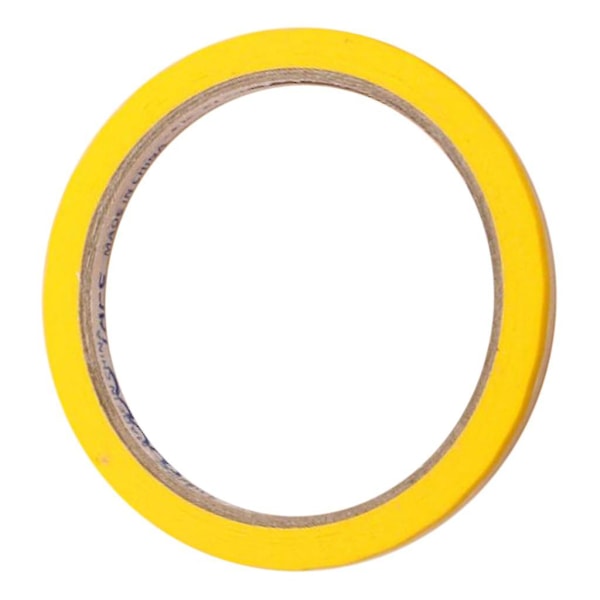 10-pakke tynd tape 3mm skiltdukke markeringstape selvklæbende kunstnertape Banmo Yellow