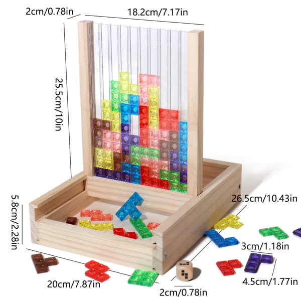 3D Stableblokkboks - STEM Terning Byggespill-FY-