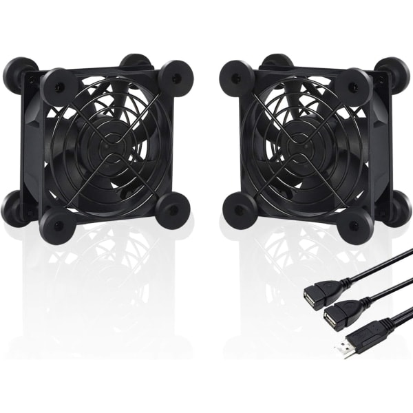 TG 80mm vifte USB-drevet stille datamaskinkjøling 5v vifte kompatibel
