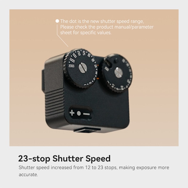 TTArtisan Light Meter II 2-hjuls Filmkamera Præcis lysmåler Cold Shoe Mount