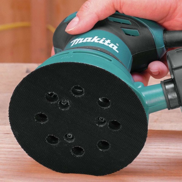 Slibepude 125 mm kompatibel med Makita 743081-8 erstatning BO5010 8 huller (3 stk.)