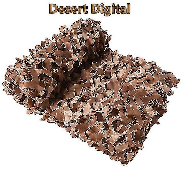 3x5m 3x8m 3x10m 4x5m Vahvistettu naamiointiverkko Uima-allas Rantakatos Puutarhan auringonsuoja Naamiointiverkko 7 väriä Aavikon naamiointi Desert camouflage 3x10m