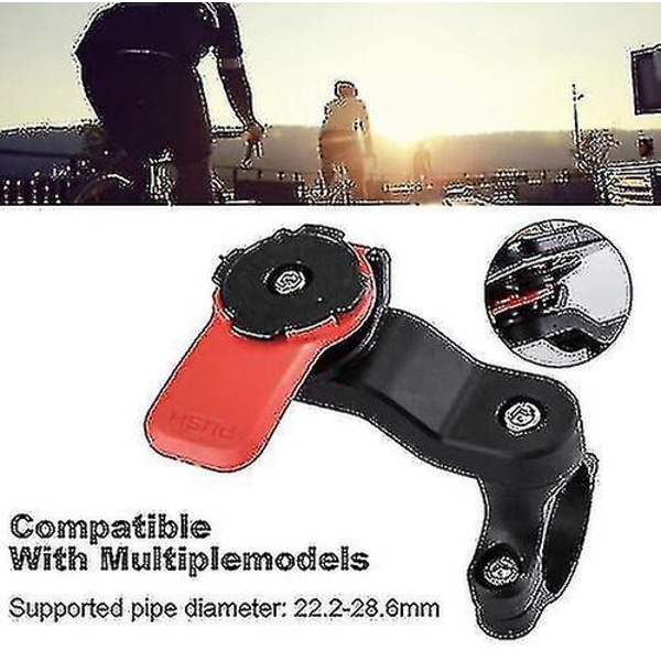 Quad Lock -yhteensopiva pyörä- ja moottoripyöräpuhelinteline