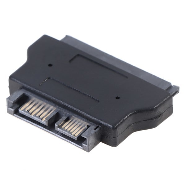 SATA 22-pin till 13-pin Slimline SATA-adapter 7+15 serie hona