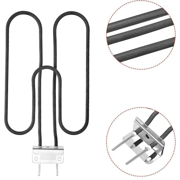 Grillvarmeelement til Weber Elgrill 66631 / 65621 Varmeelement (230v 2200w) Q140 / Q1400 Eu