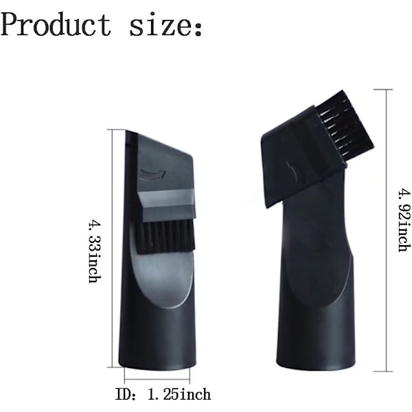 6-delt sett for støvsugere med 32 mm og 35 mm hull.