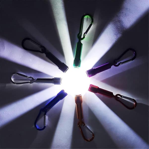 14 kpl Mini LED-avaimenperä taskulamppu avaimenperä taskulamppu-FY-
