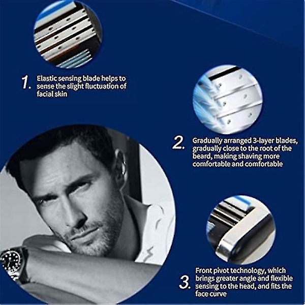 Mach 3 Barberblade Refill 24 stk, Barberblade til Mænd
