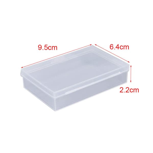6 stk. plastboks for spillkortbeholder -FY-
