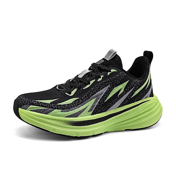 Herrsneakers Andas sportssko Mote løpesko 3Clt179 BlackGreen BlackGreen 42