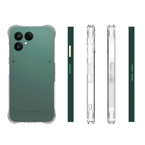 Case for Fairphone 6 Non-slip Shockproof TPU Transparent Phone Case-FY-