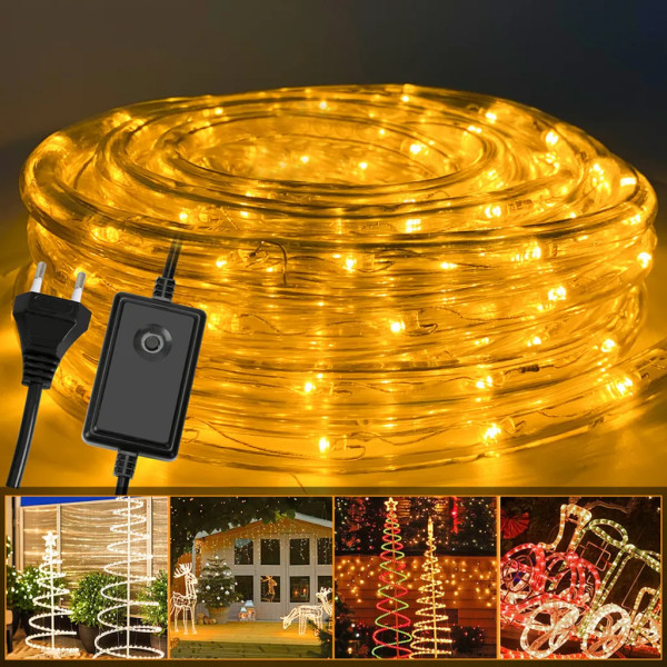 Warm White LED String Lights: 30M Outdoor/Indoor Decorative Garland