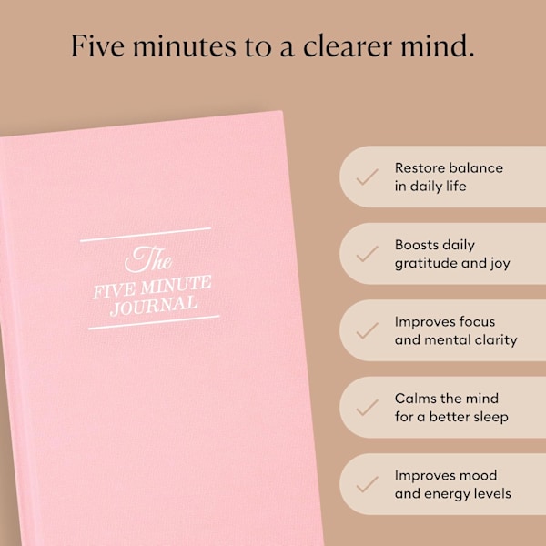 Intelligent Change: The Five Minute Journal - Daglig taknemmelighedsdagbog for lykke, mindfulness og refleksion - Udateret livsplanlægger