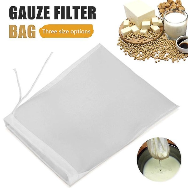 100 Mesh Silposefilterpose Multipurpose Gjenbrukbar Flytende Mat Sil For Saft 30*45cm