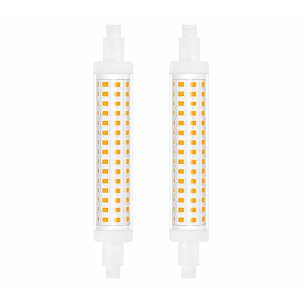 Ampoule LED, 15W dobbeltsidet lineær lys 220V 130W Naturlig hvid 4000K (ikke-dæmpbar, pakke med 2)