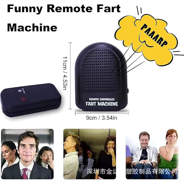 Fjernstyrt elektronisk prompemaskin Fart Machine Box Farting Sound