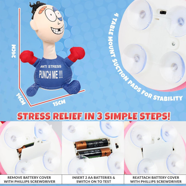 Stressavlastende leker for voksne, slå sjefen stressleke sinne lindring anti stress kollega hemmelig nisse, morsomme gaver