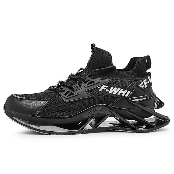 Herrsneakers Andas løbesko Skridsikre sportssko 8811 Sort Black 43