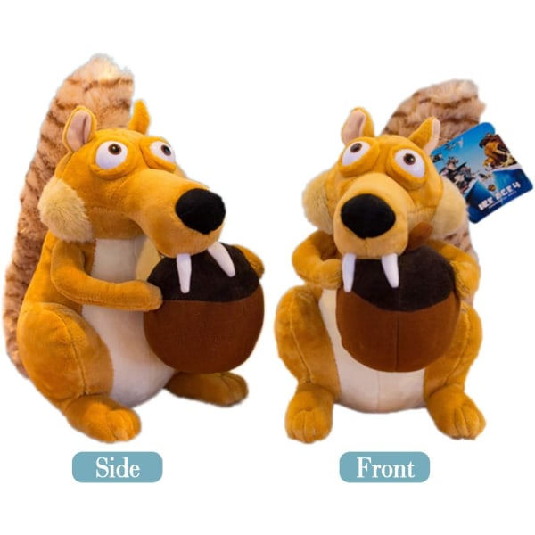 Djurdocka Ice Age Scrat-orava Pehmolelu Vauva (hanekorre, 10,6 tuumaa)