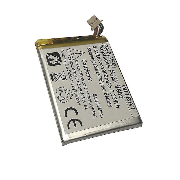 Batteri til Polar V650 GPS-sykkelcomputer