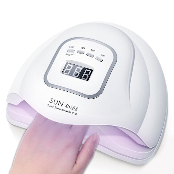 150w Neglelampe Neglelaktørke SUN X5 Max Professionel UV LED Neglelampe Med Bevægelsessensor Til Manikyr Nail Art Værktøj