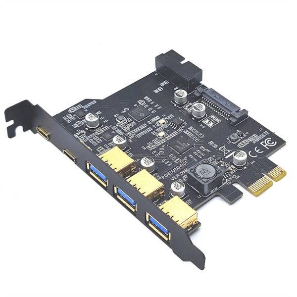 Supernopea USB 3.2 Gen2 PCIe -kortti - Type C USB 3.0 PCI-E PCI Express -sovitinkortti