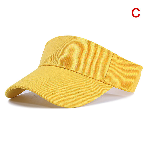 Naisten huipussaan aurinkohattu Naisten UV-säteilyä estävä elastinen hattu yellow